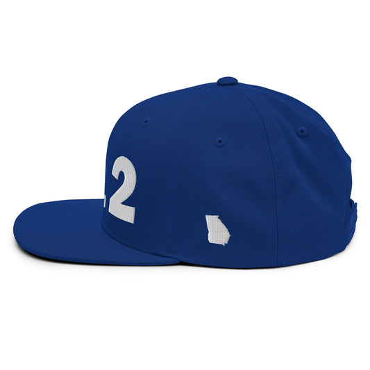 912 Area Code Snapback Hat