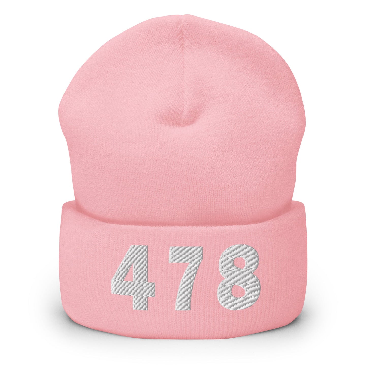 478 Area Code Cuffed Beanie