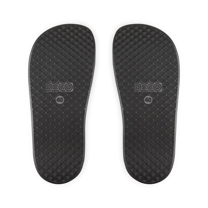 Men's Slide Sandals — HDMX Logo Removable-Strap Pool & Casual Slides