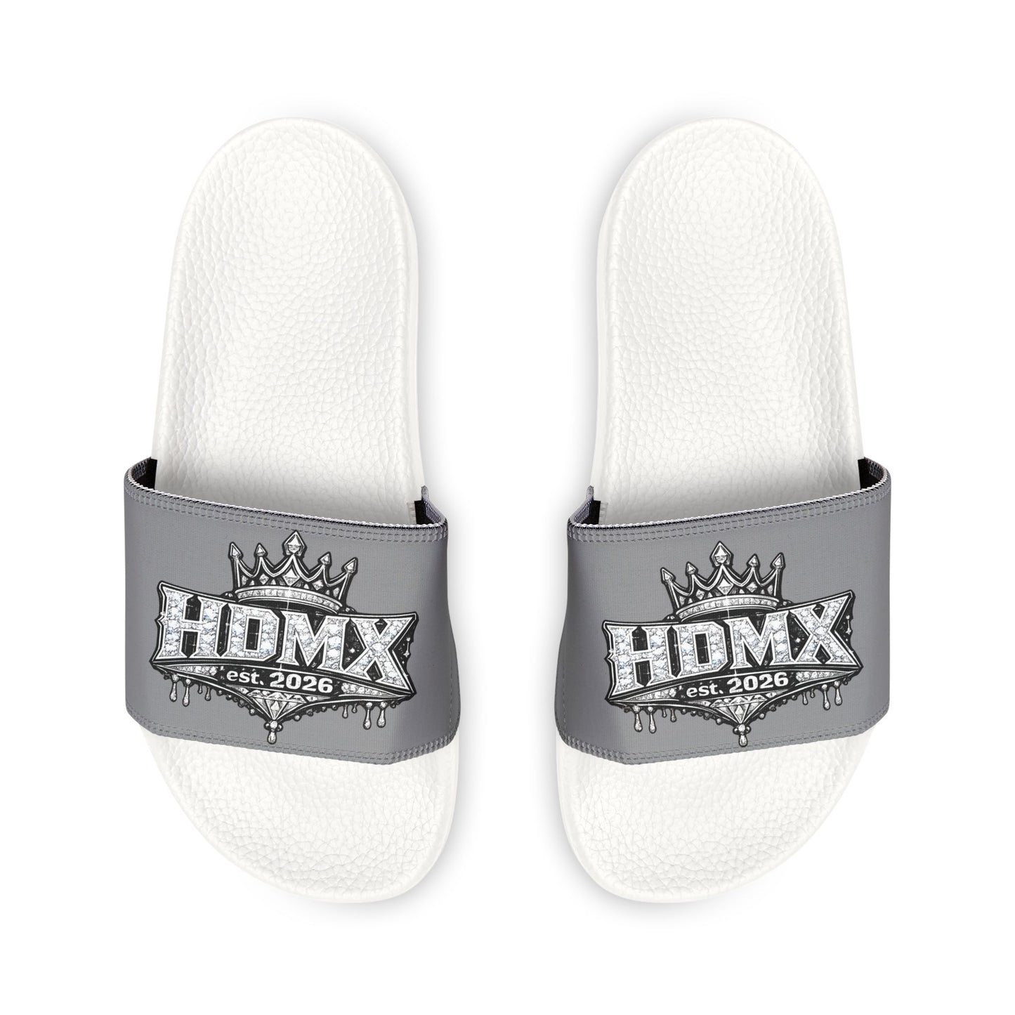 Men's Slide Sandals — HDMX Logo Removable-Strap Pool & Casual Slides