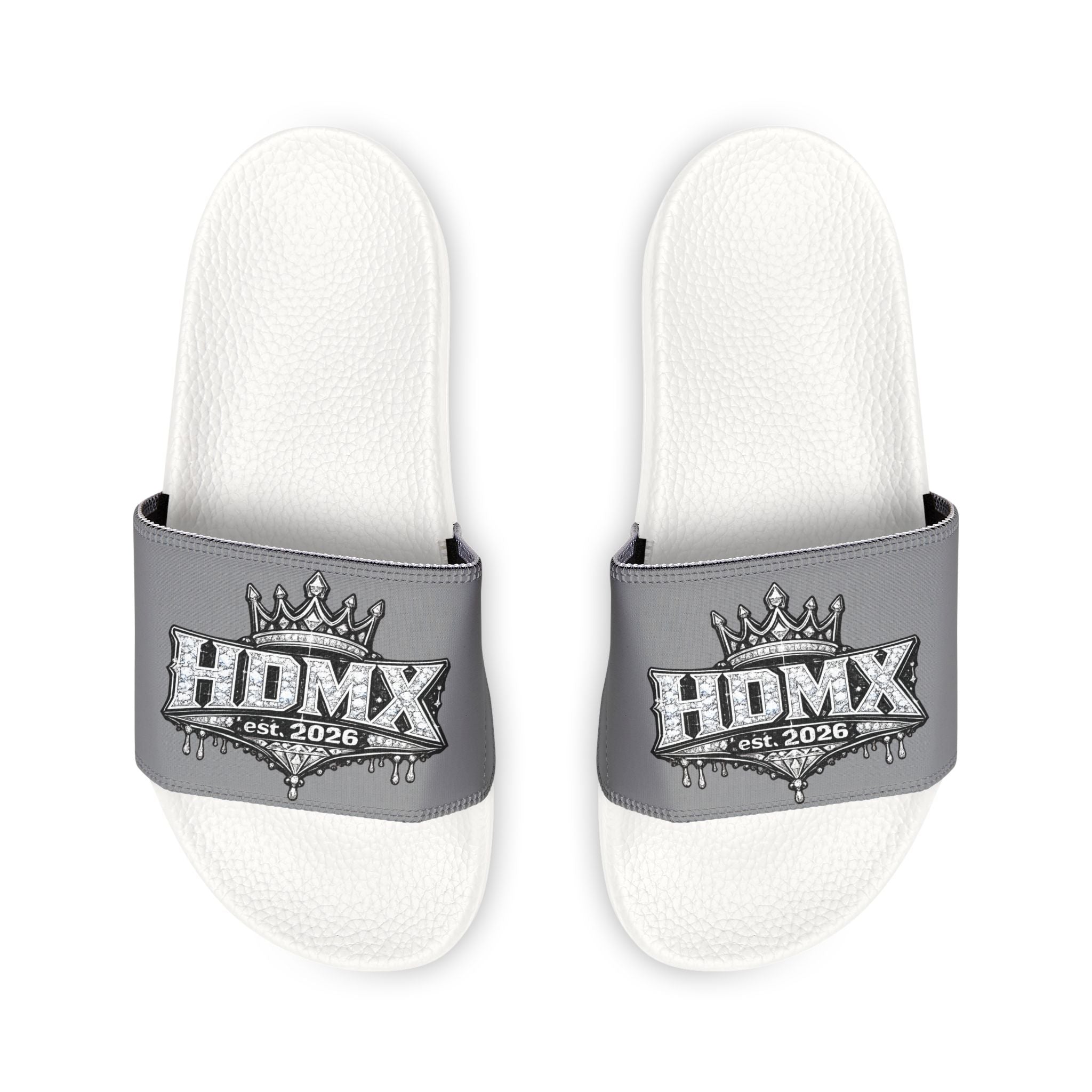 Men's Slide Sandals — HDMX Logo Removable-Strap Pool & Casual Slides
