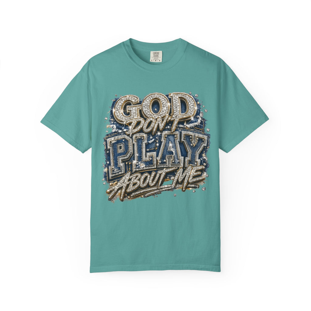 RCD God Don't Play About Me Tshirt  Bold Script Religious Streetwear