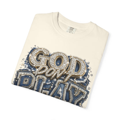 RCD God Don't Play About Me Tshirt  Bold Script Religious Streetwear