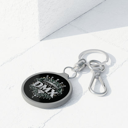 House of DMX Keychain Tag — Bling Crown Hip-Hop Fan Keyring