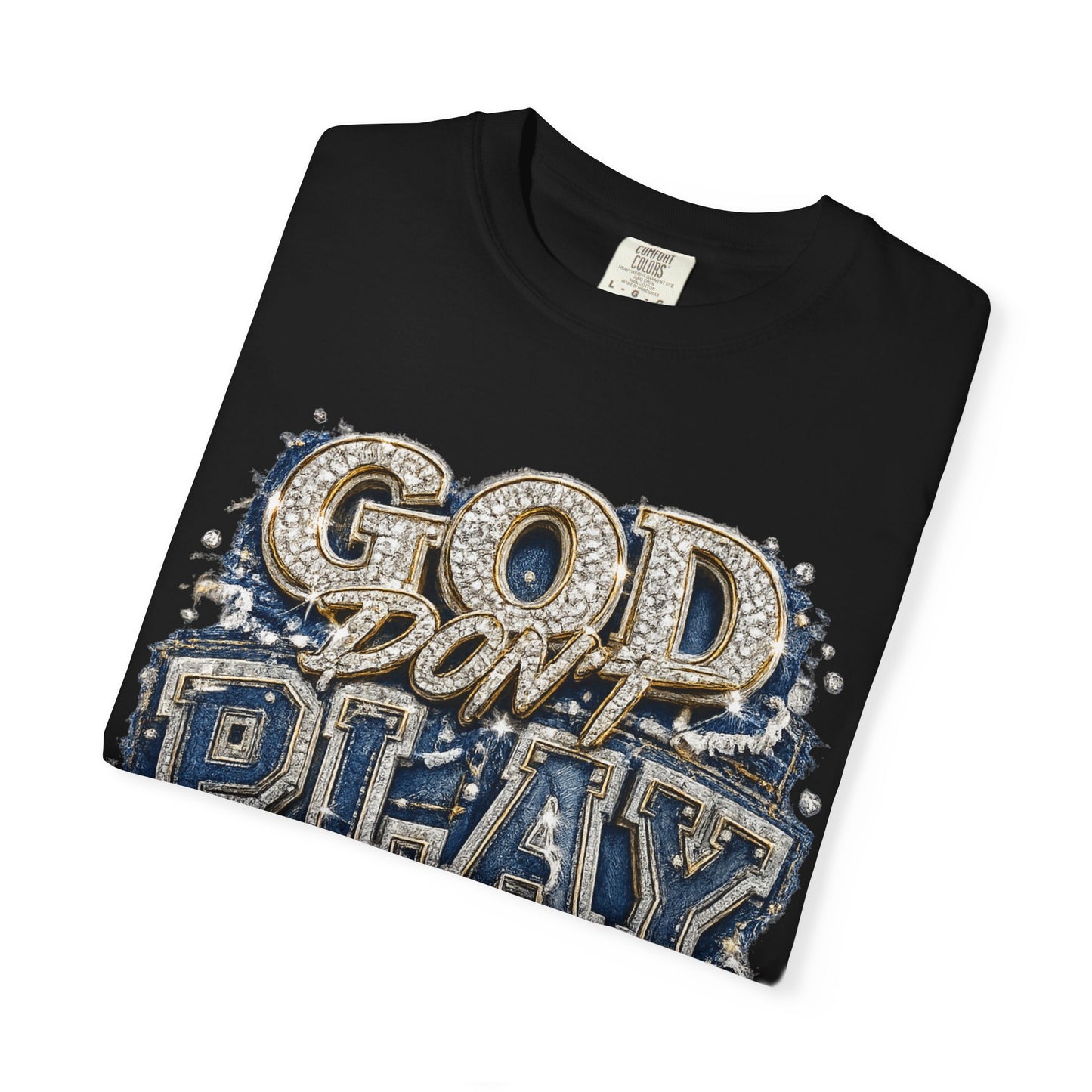 RCD God Don't Play About Me Tshirt  Bold Script Religious Streetwear