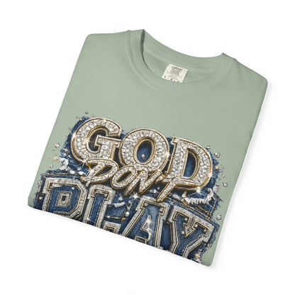 RCD God Don't Play About Me Tshirt  Bold Script Religious Streetwear