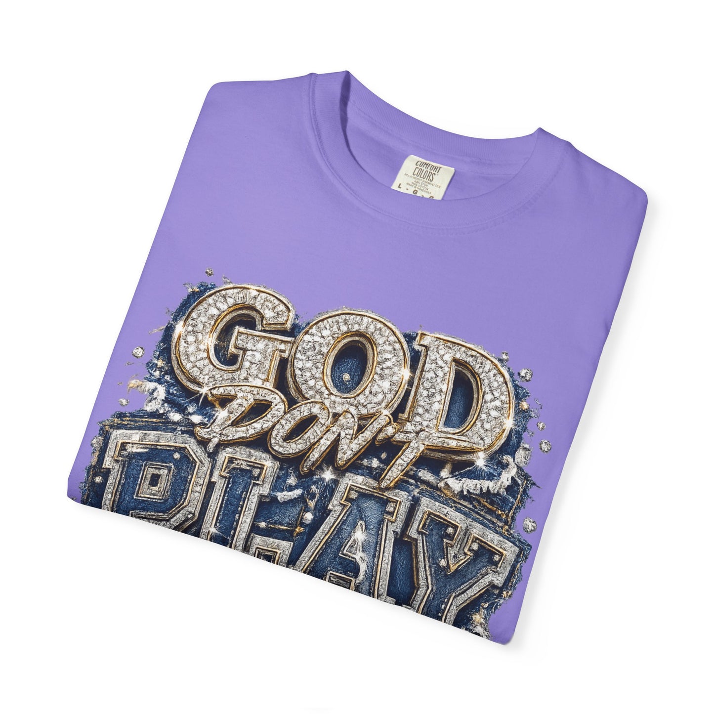 RCD God Don't Play About Me Tshirt  Bold Script Religious Streetwear