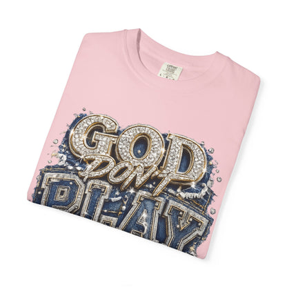 RCD God Don't Play About Me Tshirt  Bold Script Religious Streetwear