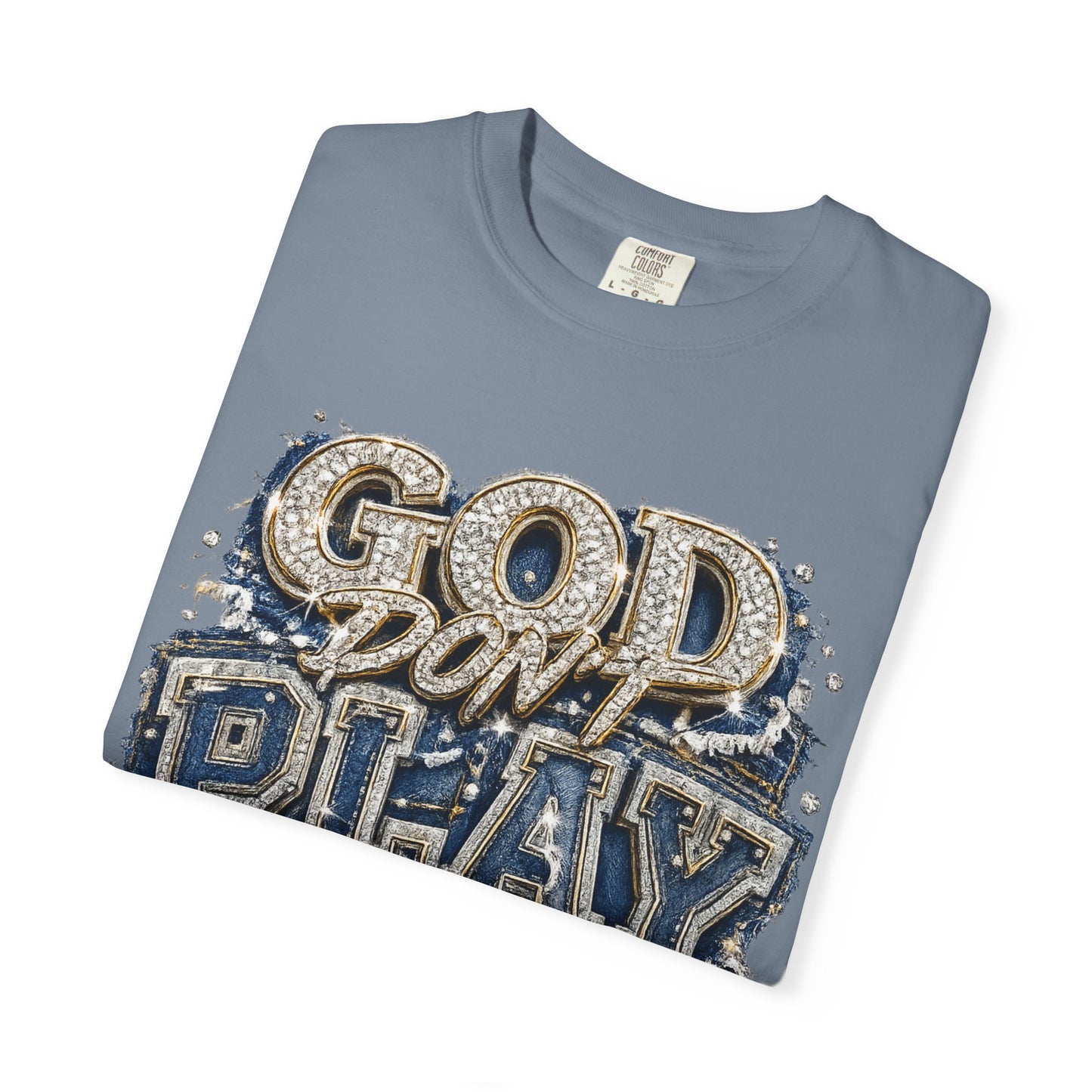 RCD God Don't Play About Me Tshirt  Bold Script Religious Streetwear