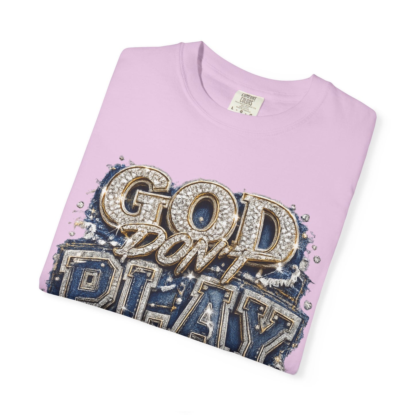 RCD God Don't Play About Me Tshirt  Bold Script Religious Streetwear