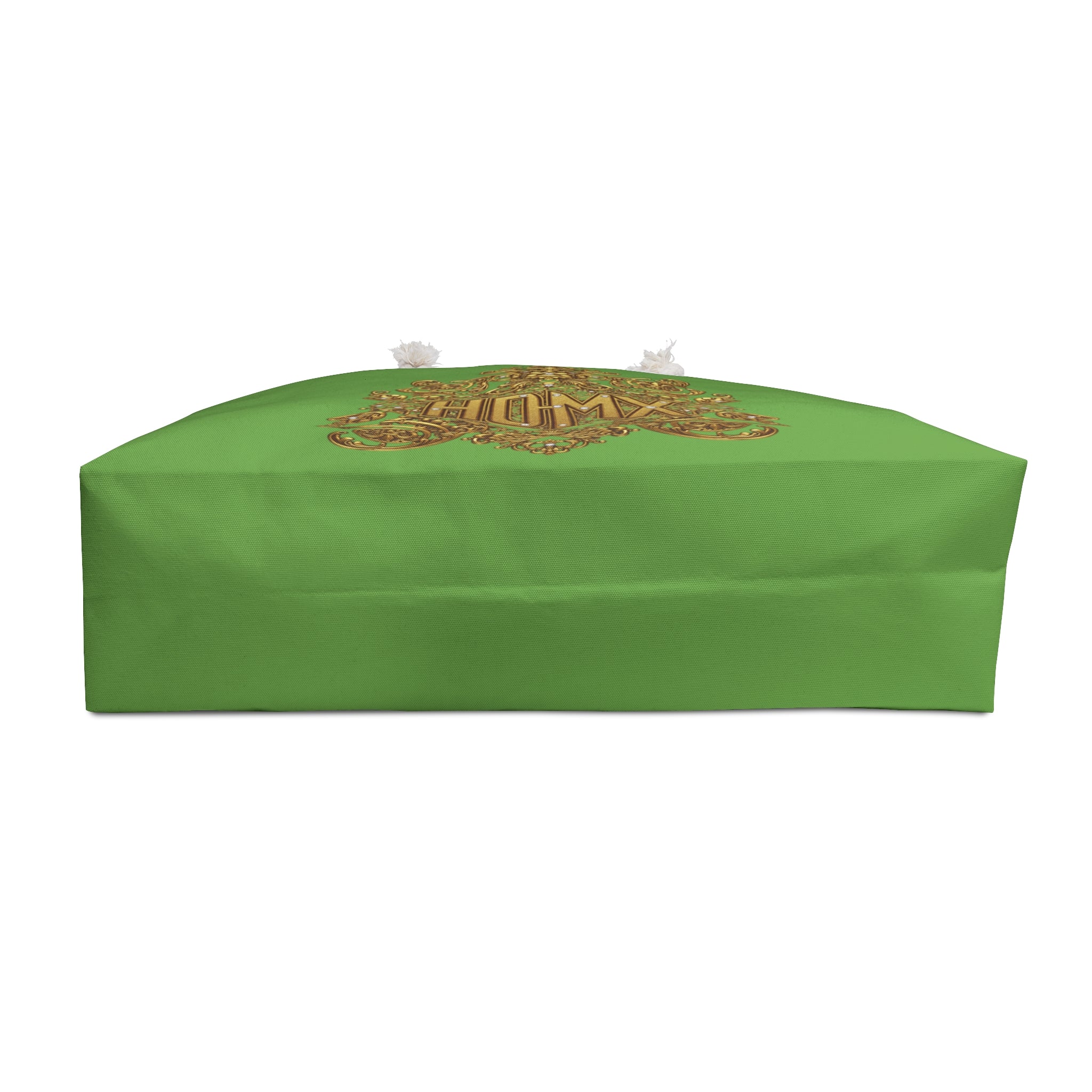Green Baroque Monogram Weekender Bag — Personalized HOMX Travel Tote