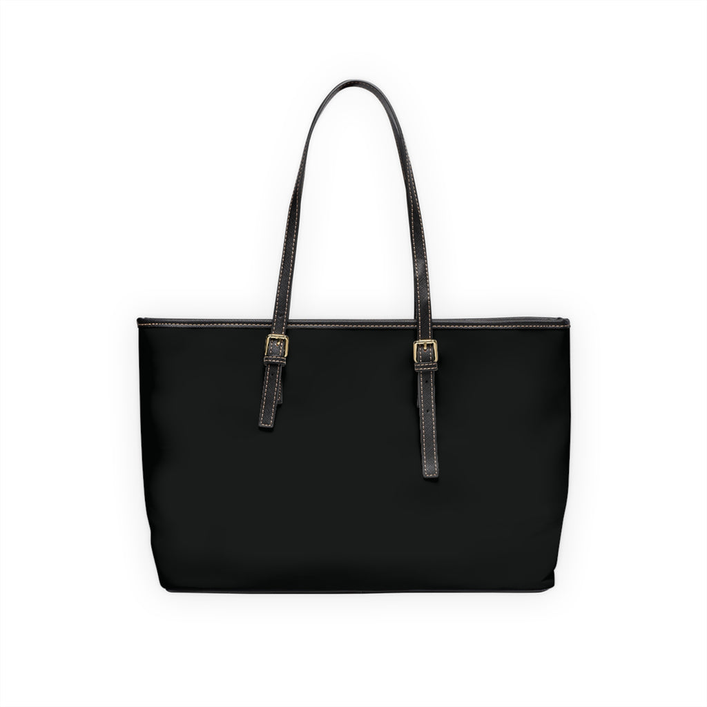 HDMX Gold logo Leather Shoulder Bag