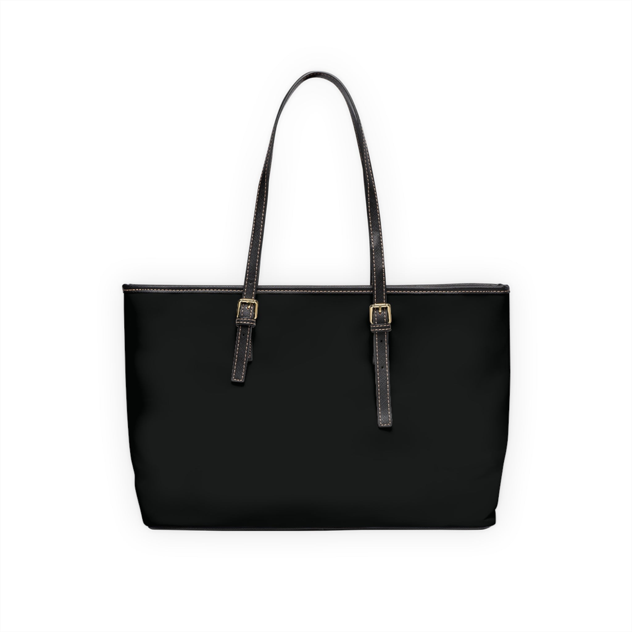 HDMX Gold logo Leather Shoulder Bag