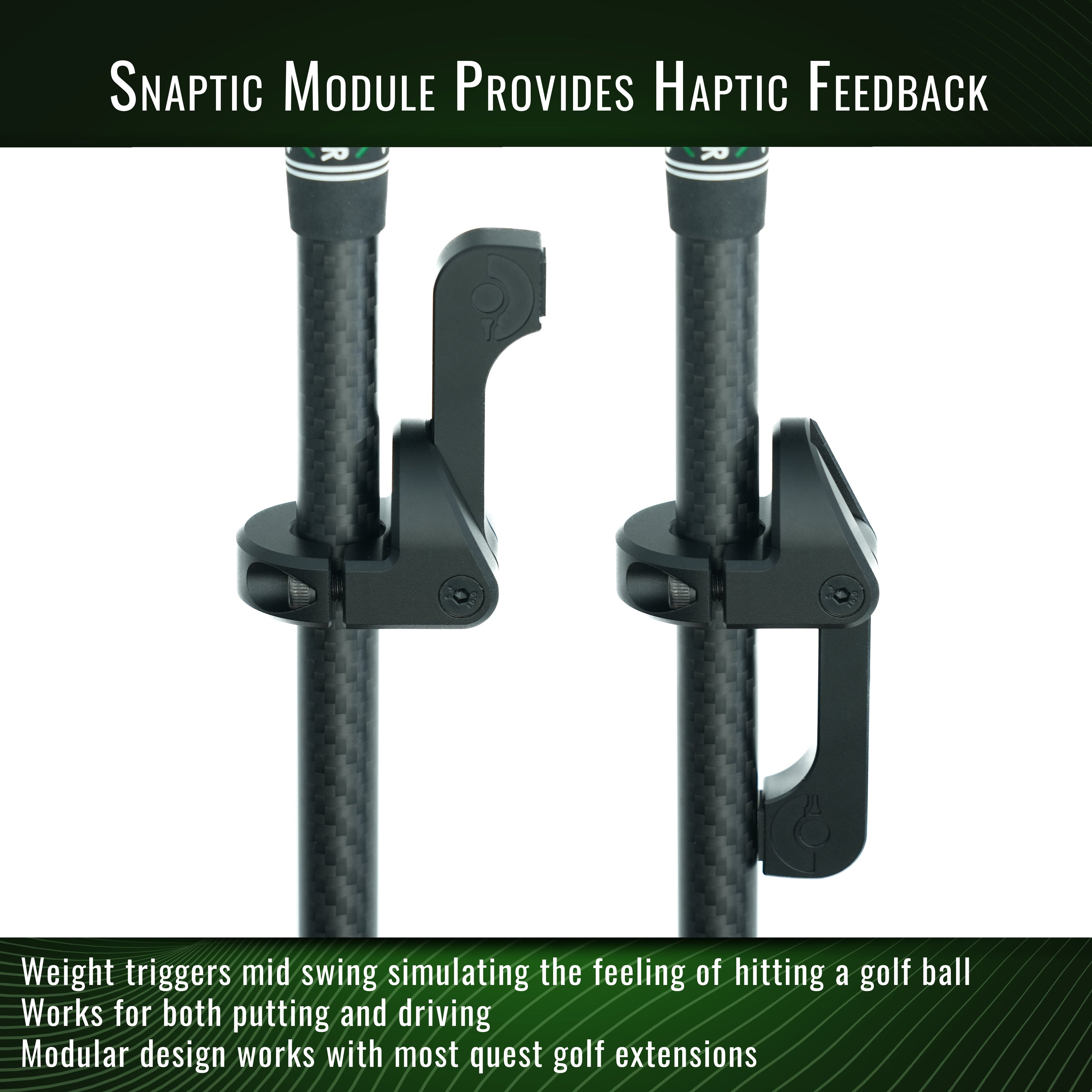 DriVR Elite - Adjustable VR Weighted Golf Club Handle Accessory - Compatible with Quest 2, 3/3s, and Pro