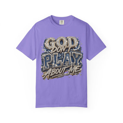 RCD God Don't Play About Me Tshirt  Bold Script Religious Streetwear