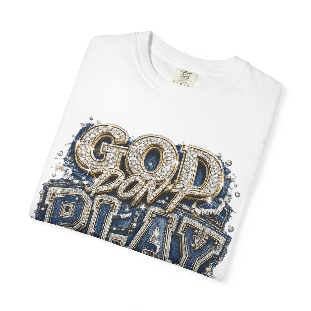 RCD God Don't Play About Me Tshirt  Bold Script Religious Streetwear