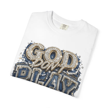 RCD God Don't Play About Me Tshirt  Bold Script Religious Streetwear