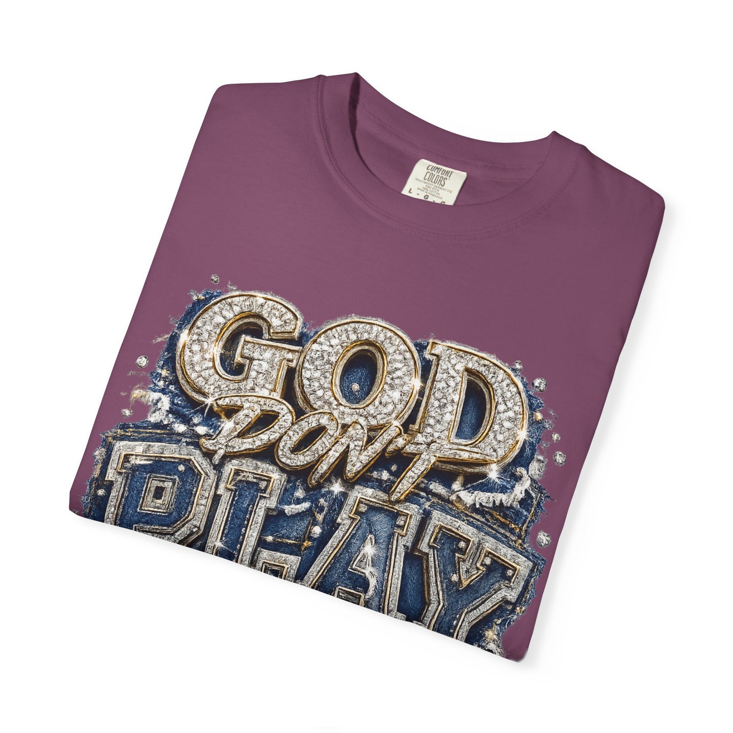RCD God Don't Play About Me Tshirt  Bold Script Religious Streetwear