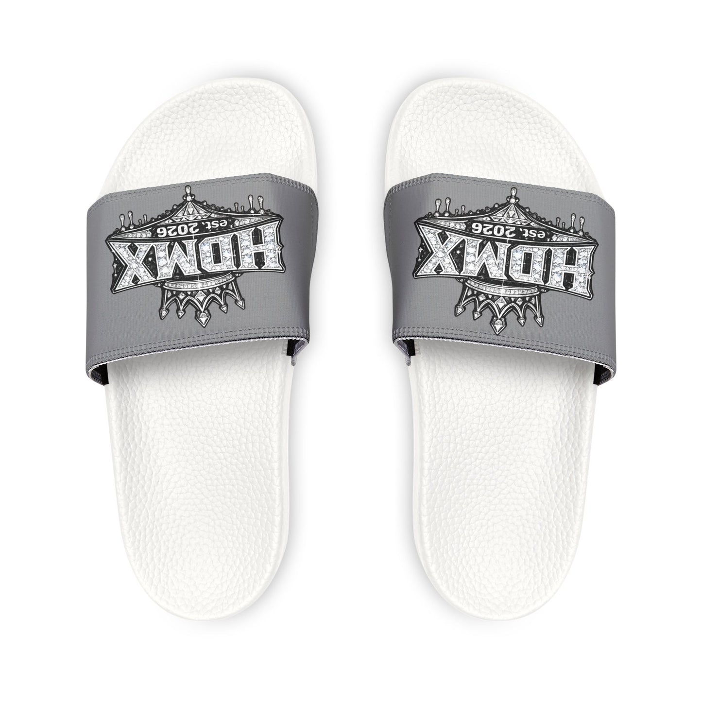 Men's Slide Sandals — HDMX Logo Removable-Strap Pool & Casual Slides