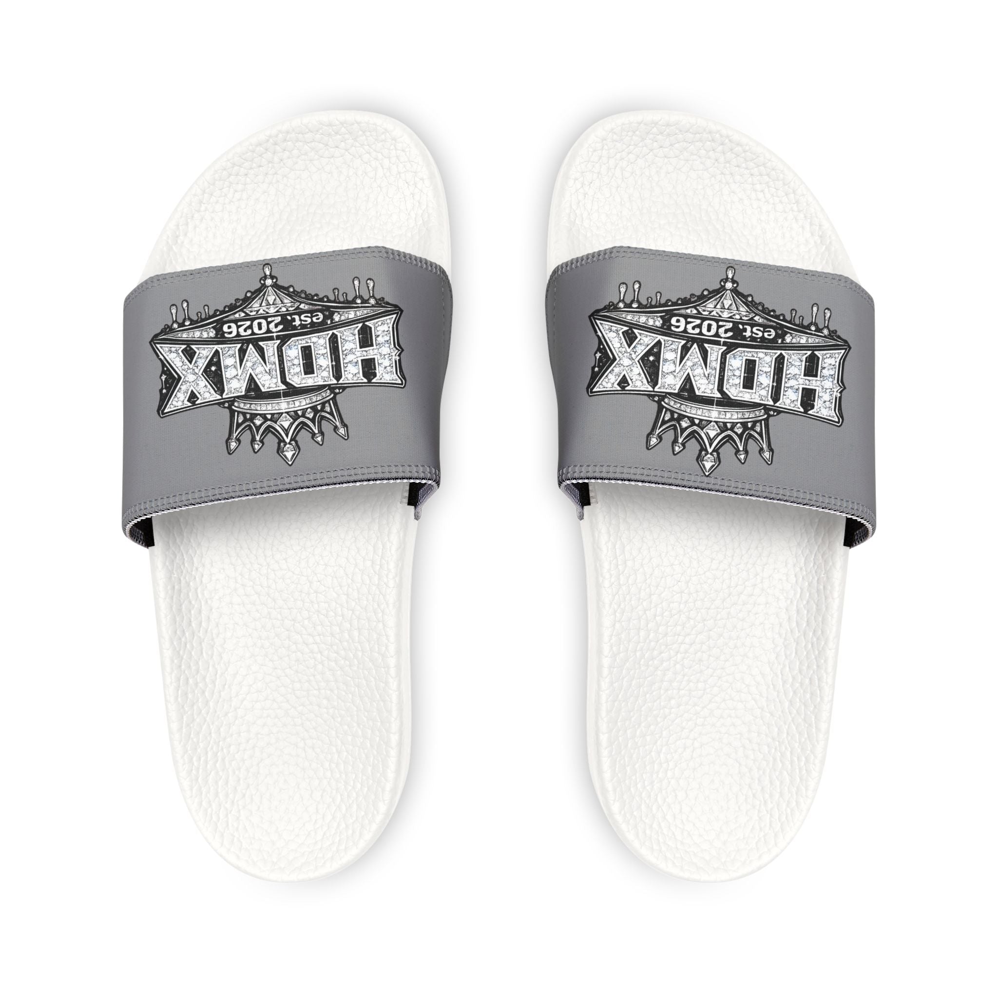 Men's Slide Sandals — HDMX Logo Removable-Strap Pool & Casual Slides