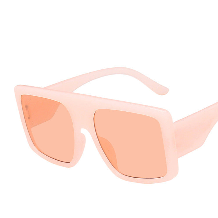 Large Frame Sunglasses Mask New Trend Retro Personality Street Shooting Sunglasses