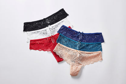 Lace Thong Panty (6 Pack)