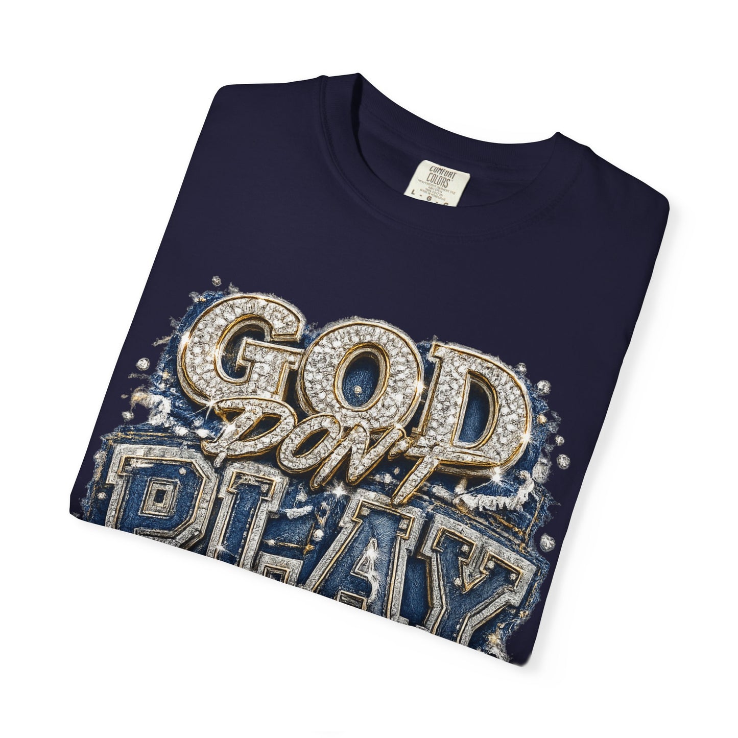 RCD God Don't Play About Me Tshirt  Bold Script Religious Streetwear