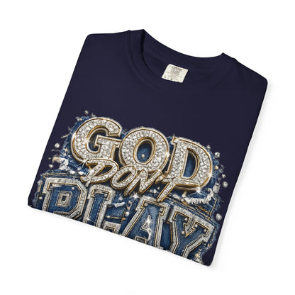 RCD God Don't Play About Me Tshirt  Bold Script Religious Streetwear