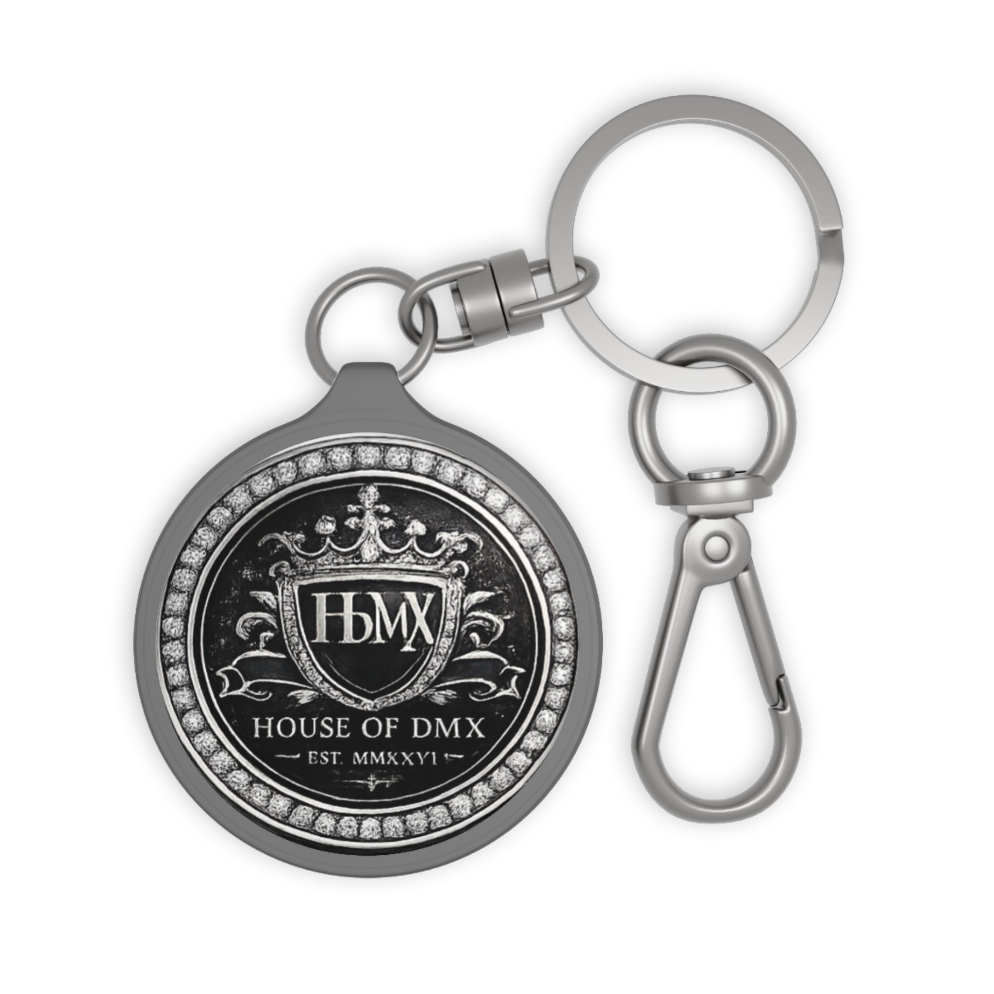 House of DMX Metal Keyring Tag — Crest Logo Keychain