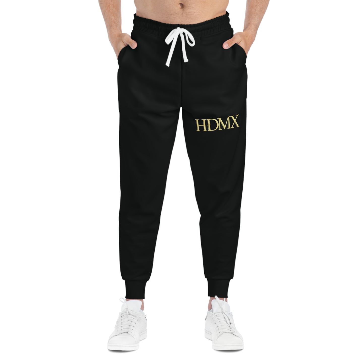 HDMX Athletic Joggers — Black Logo Track Pants
