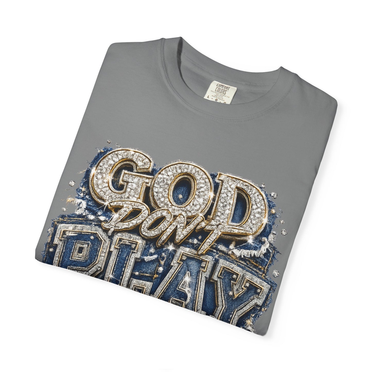 RCD God Don't Play About Me Tshirt  Bold Script Religious Streetwear