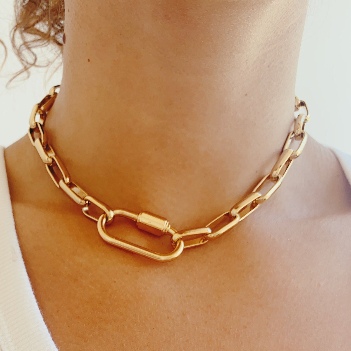 Gold Carabiner