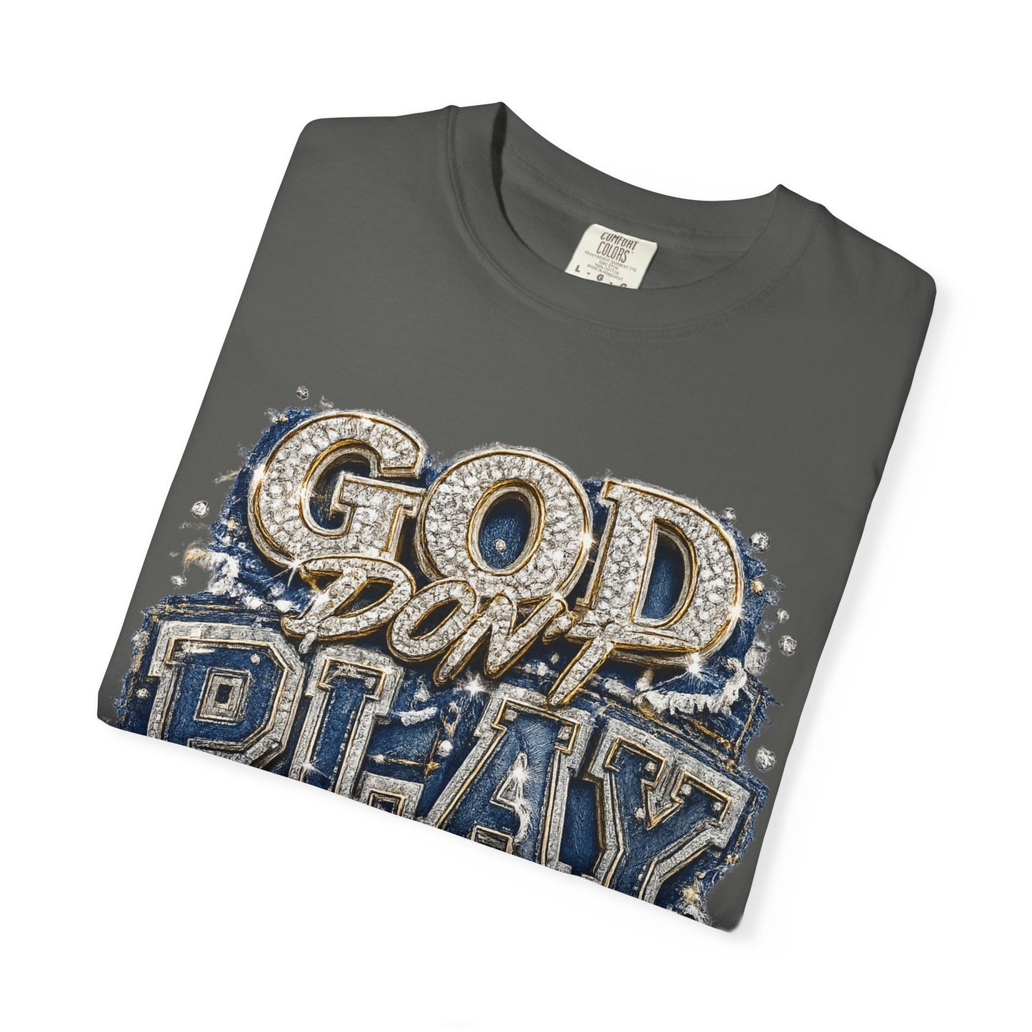 RCD God Don't Play About Me Tshirt  Bold Script Religious Streetwear