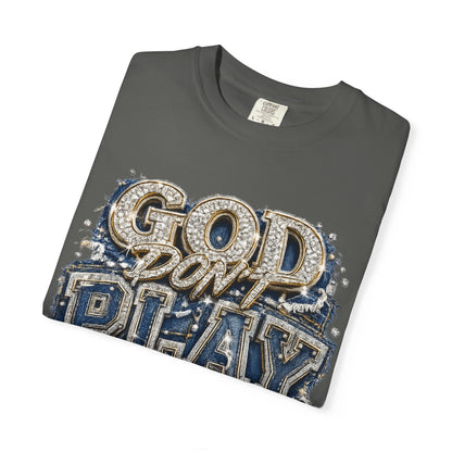RCD God Don't Play About Me Tshirt  Bold Script Religious Streetwear