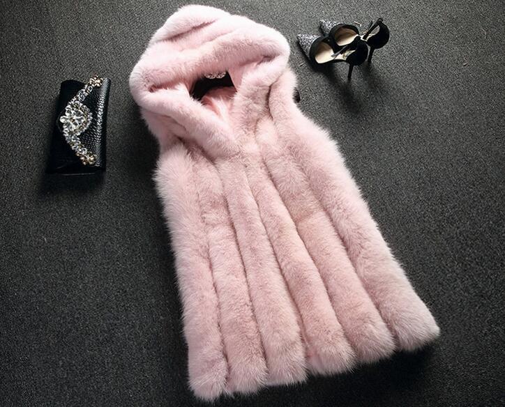 Women's Vertical Stripes Stitching Korean Casual Hood Coats