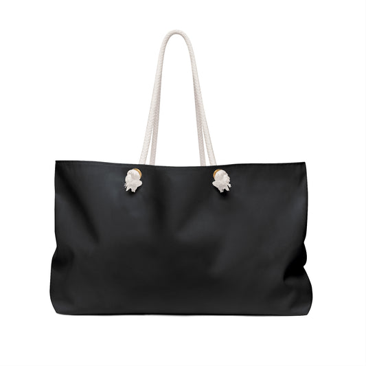 Crown & Roses Weekender Bag — 'HOME' Vintage Luxe Travel Tote