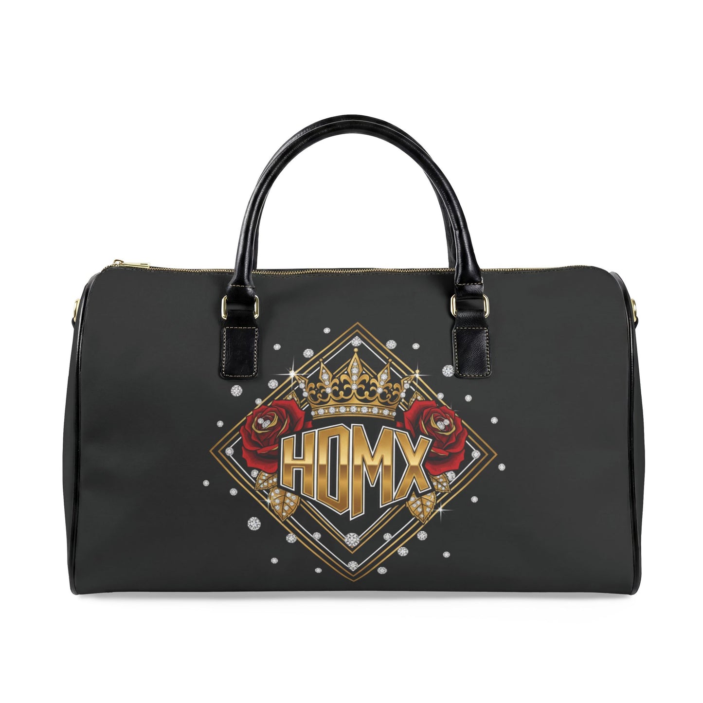 Faux Leather Travel Bag