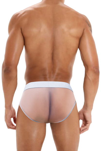 Men’s Sexy Sheer Thong with Ring & Strap Design