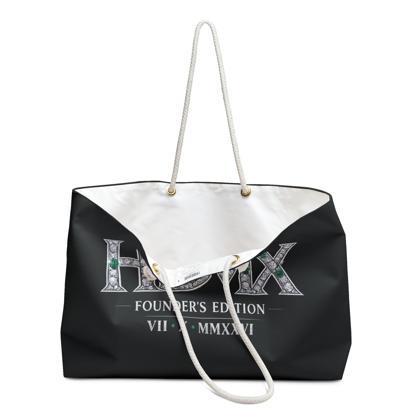 Founder's Edition HDMX Weekender Bag — Roman Date Travel Tote