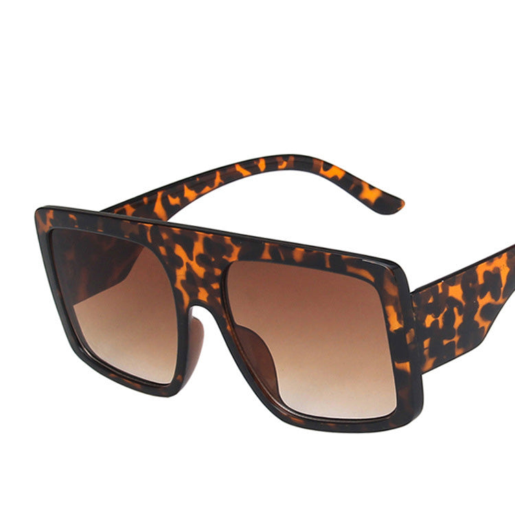 Large Frame Sunglasses Mask New Trend Retro Personality Street Shooting Sunglasses