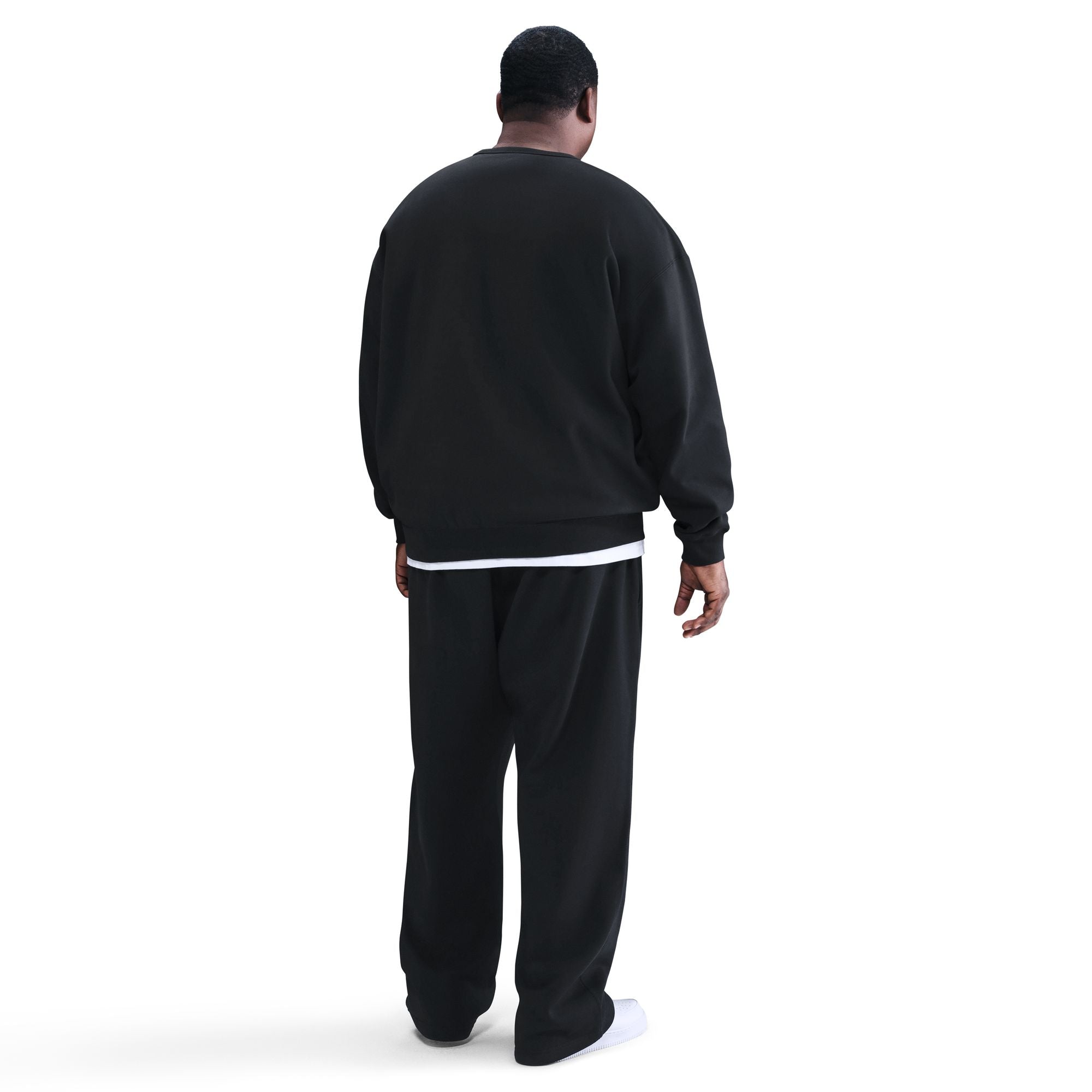 Nike Mens Solo Swoosh Crewneck - Black