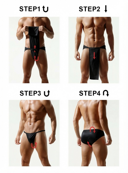 Men’s Sexy Japanese Sumo Briefs – Triangle Design