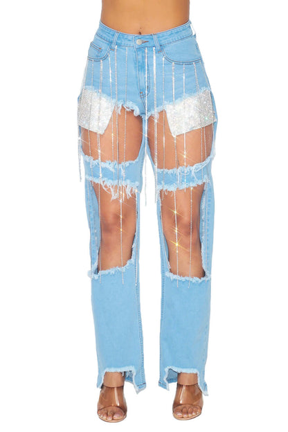 Bling Pocket Jeans