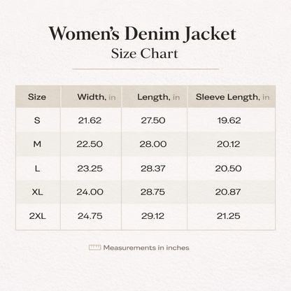 SEEN. BY GOD Women's Oversized Denim Jacket — Faith Statement Streetwear