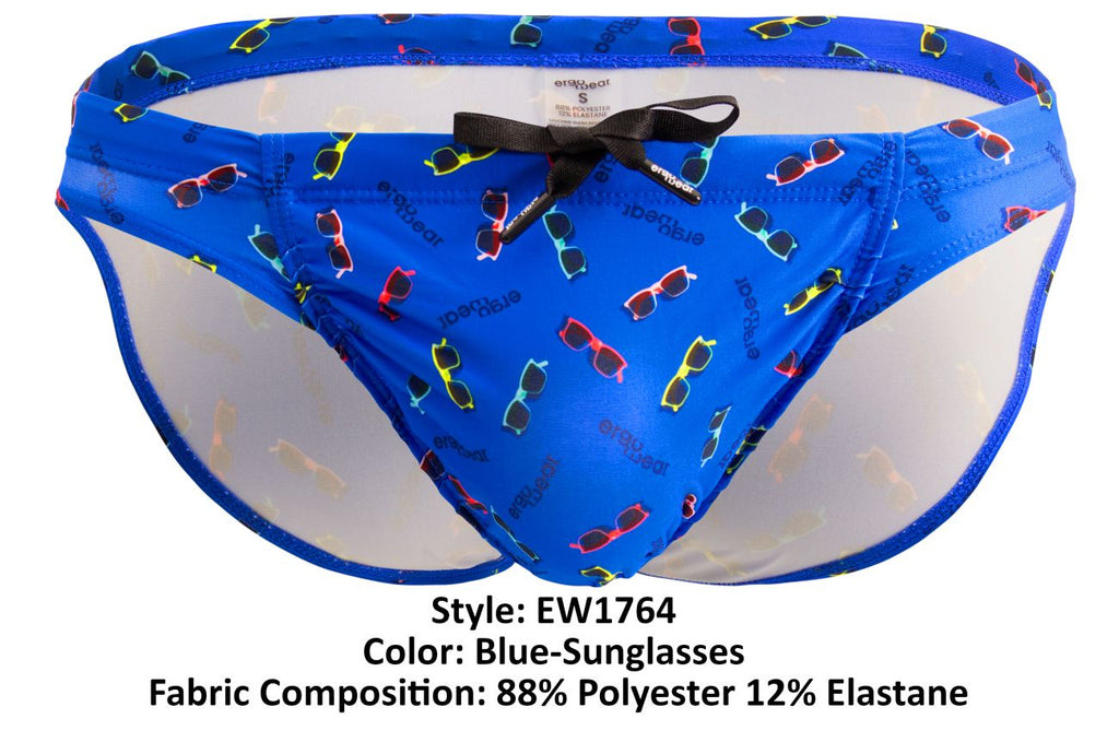 ErgoWear EW1764 FEEL SW Swim Briefs Color Blue