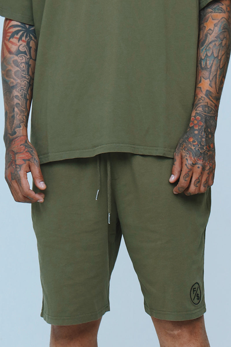 Oversized Streetwear Shorts – “Dues Paid” Matching Shorts – Relaxed Fit