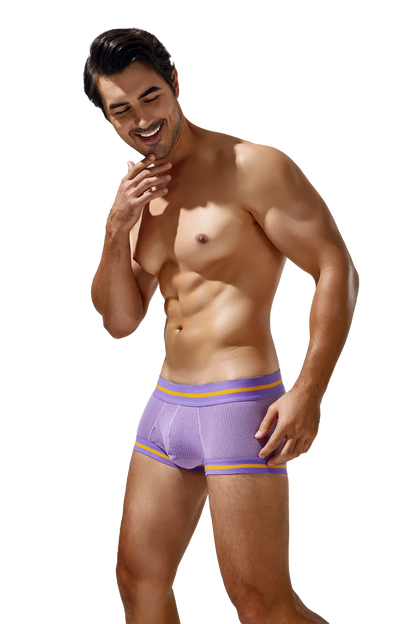 Men's Boxer Briefs , Breathable & Solid Colors
