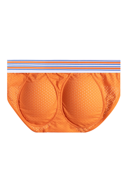 Men’s Mesh Briefs with Detachable Padding for Enhanced Shape