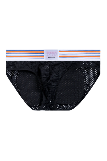 Men’s Mesh Briefs with Detachable Padding for Enhanced Shape