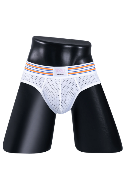 Men’s Mesh Briefs with Detachable Padding for Enhanced Shape
